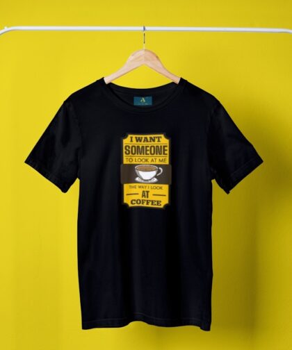 AYEBEIU Black T-shirt Cotton